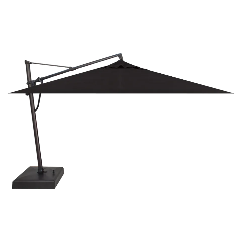 10' x 13' RECTANGLE CANTILEVER UMBRELLA, BLACK