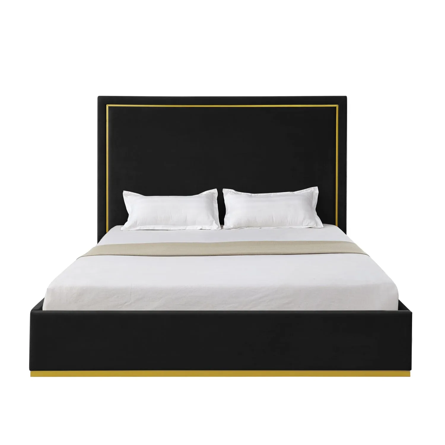 Addalyn Velvet Platform Bed