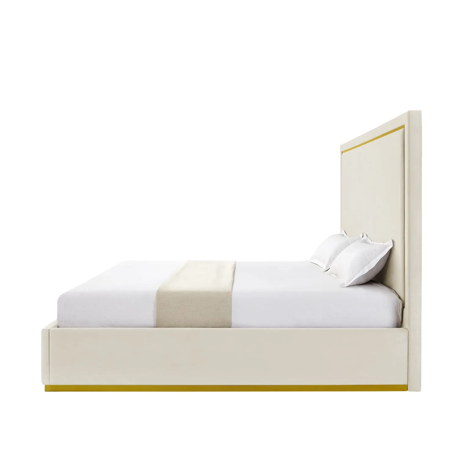 Addalyn Velvet Platform Bed