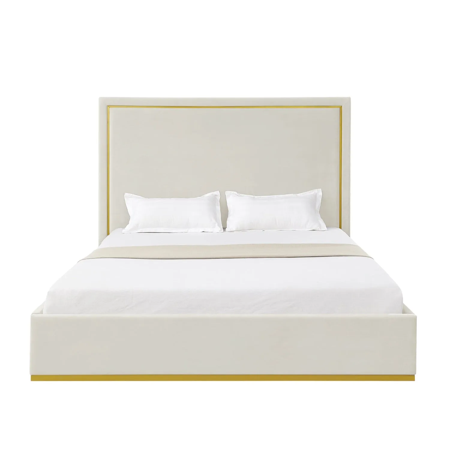 Addalyn Velvet Platform Bed