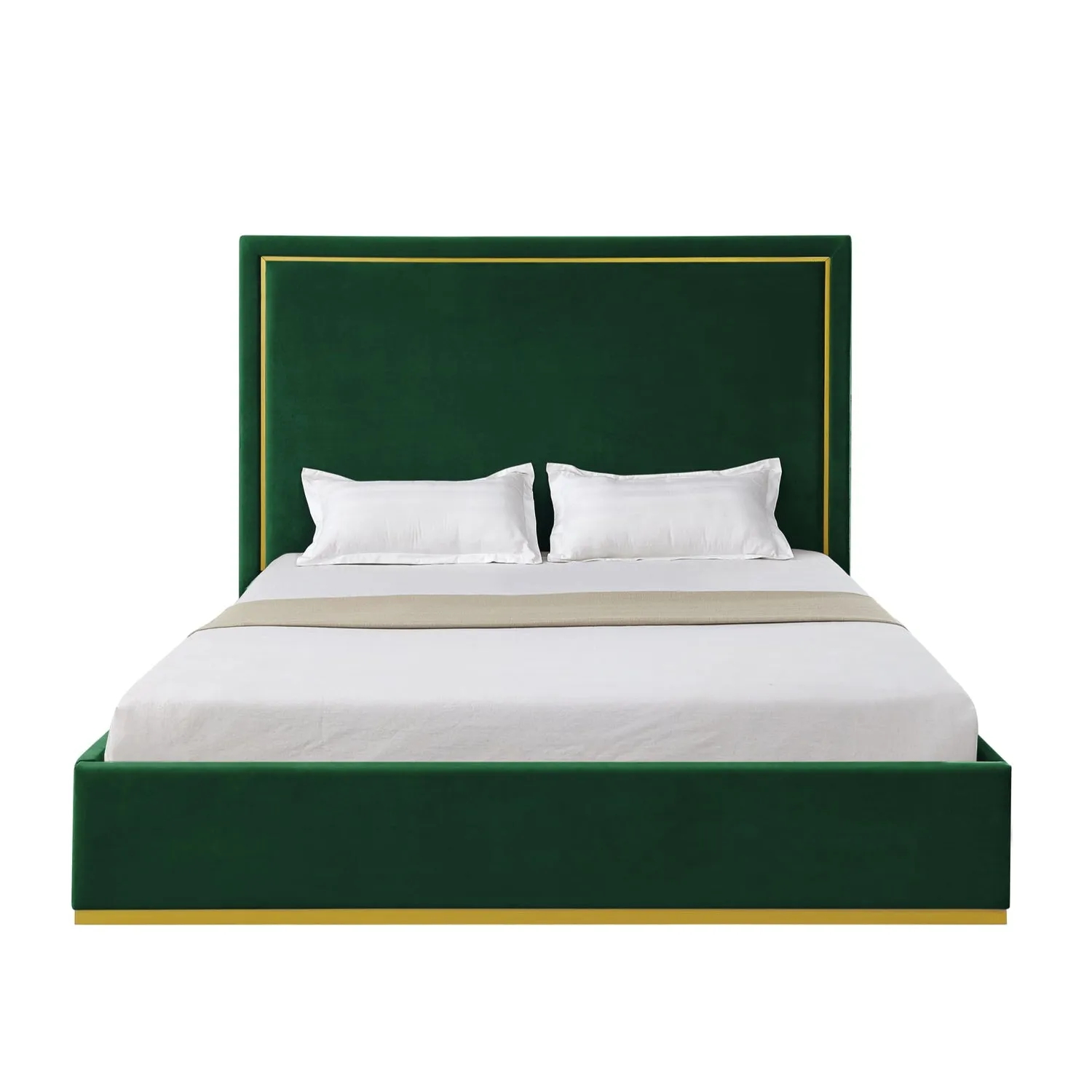 Addalyn Velvet Platform Bed