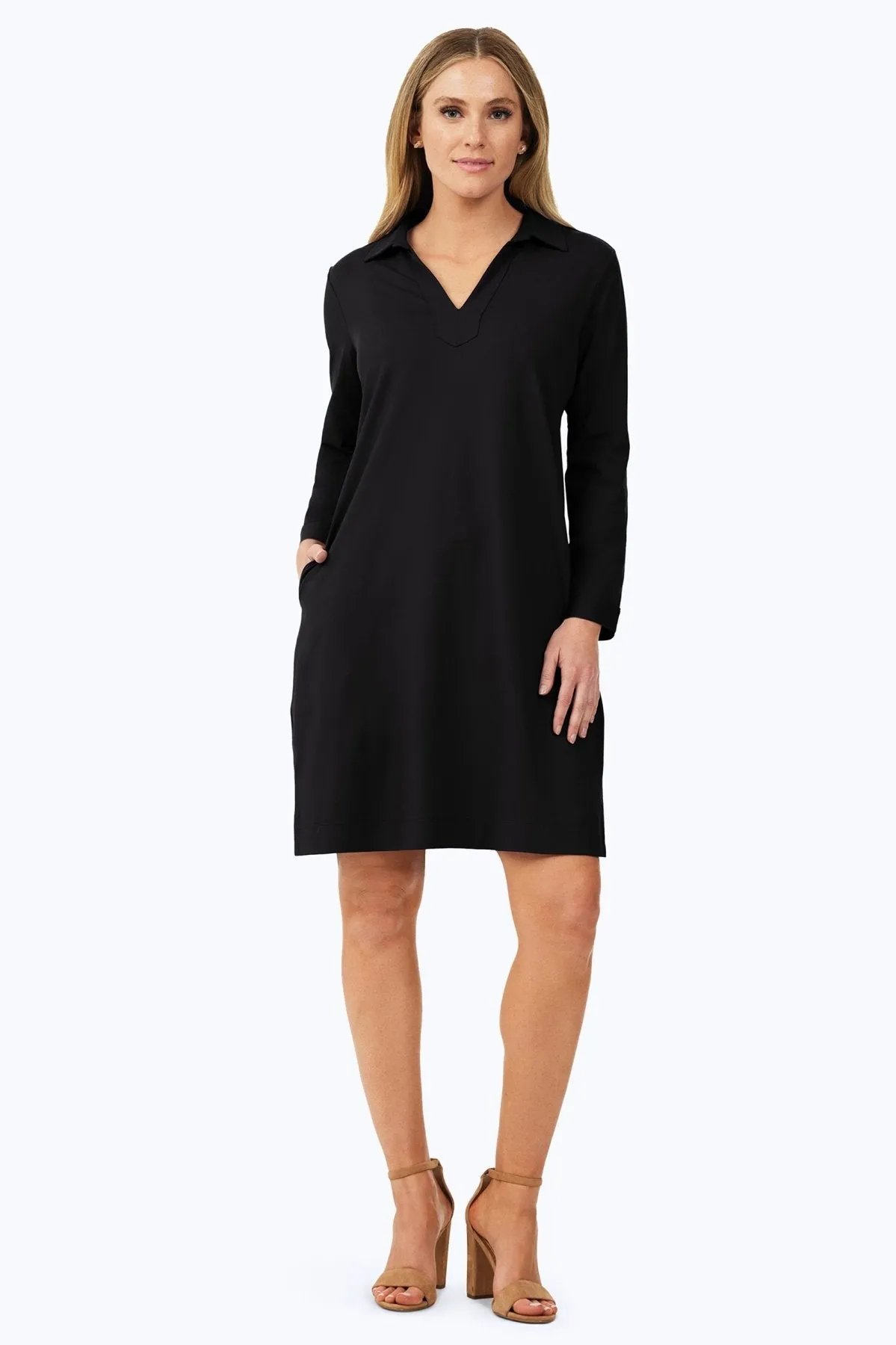 Angel Solid Jersey Dress