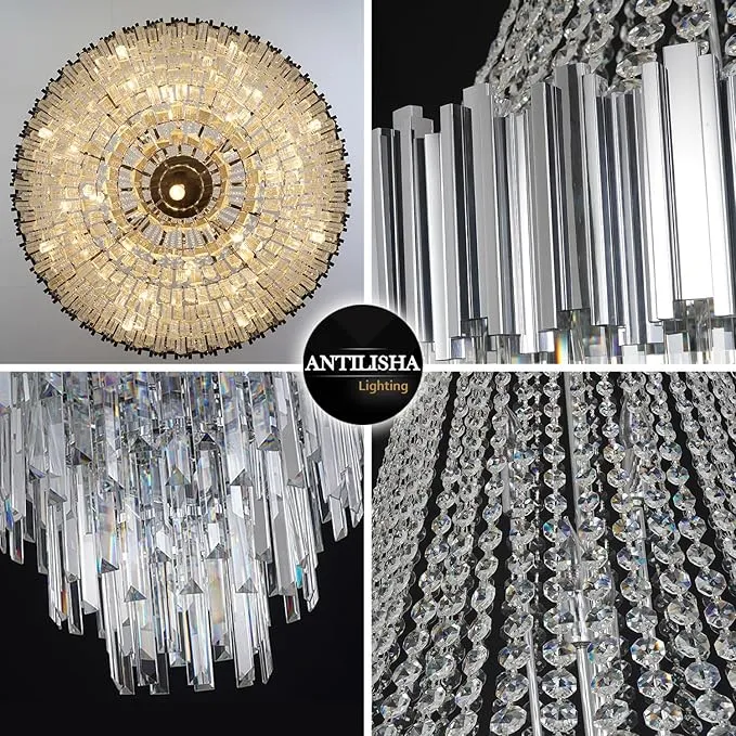 Antilisha 17-Light Modern Crystal Chandelier