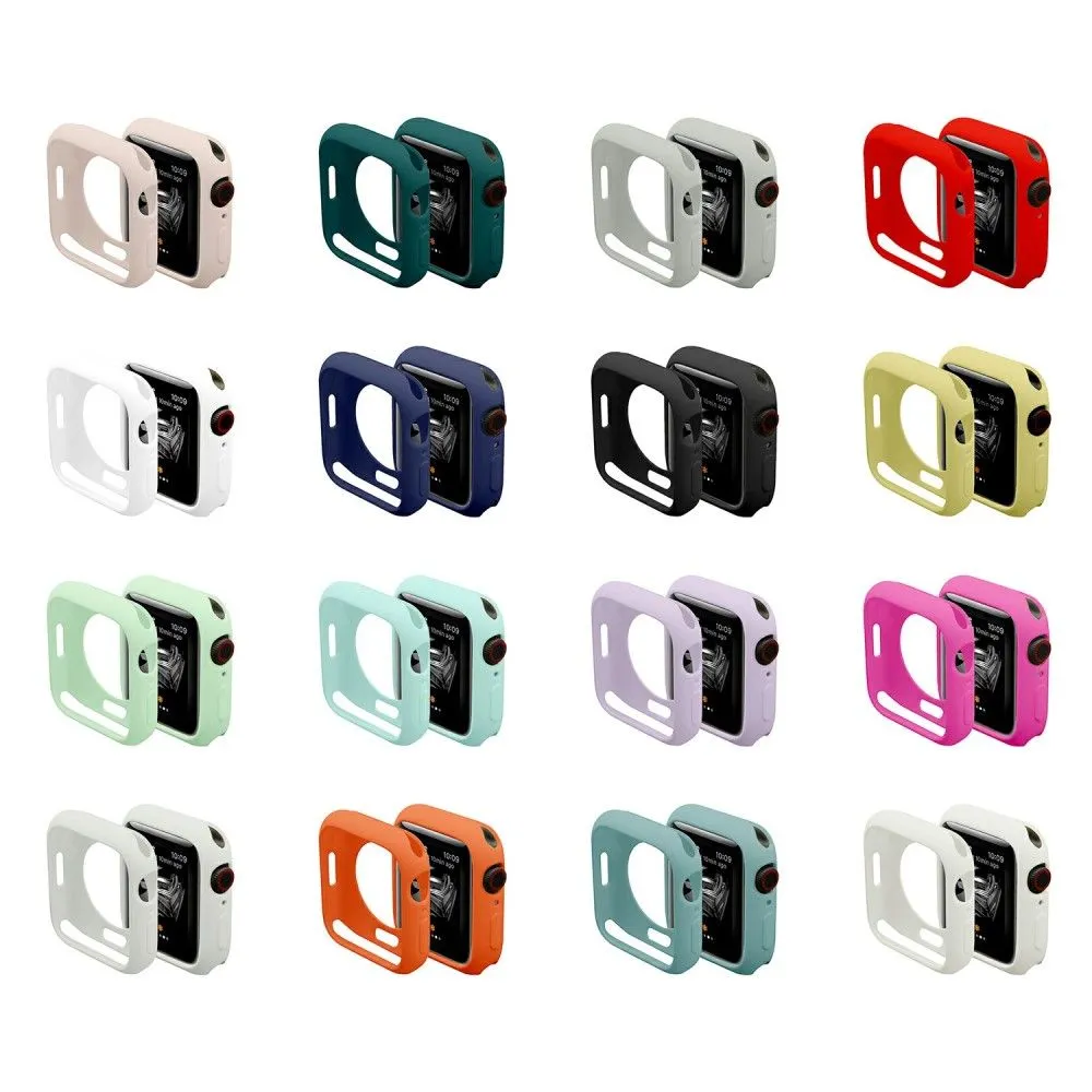 Apple Watch (41mm) candy color TPU cover - Black