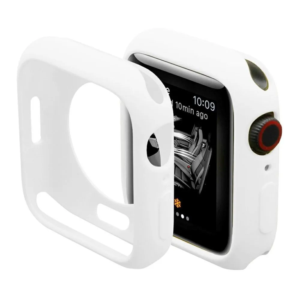 Apple Watch (41mm) candy color TPU cover - White