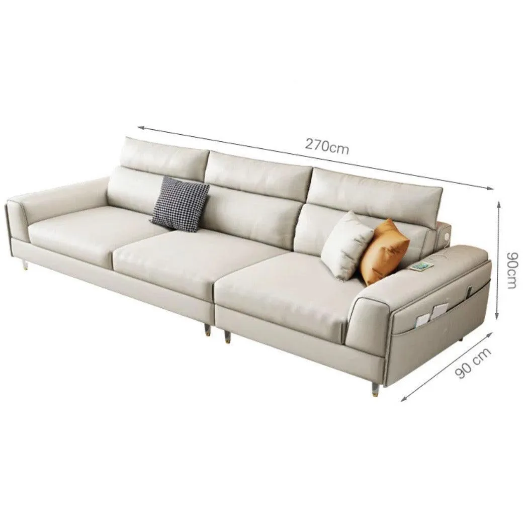 Ashley Sectional Sofa with LED Base Lighting