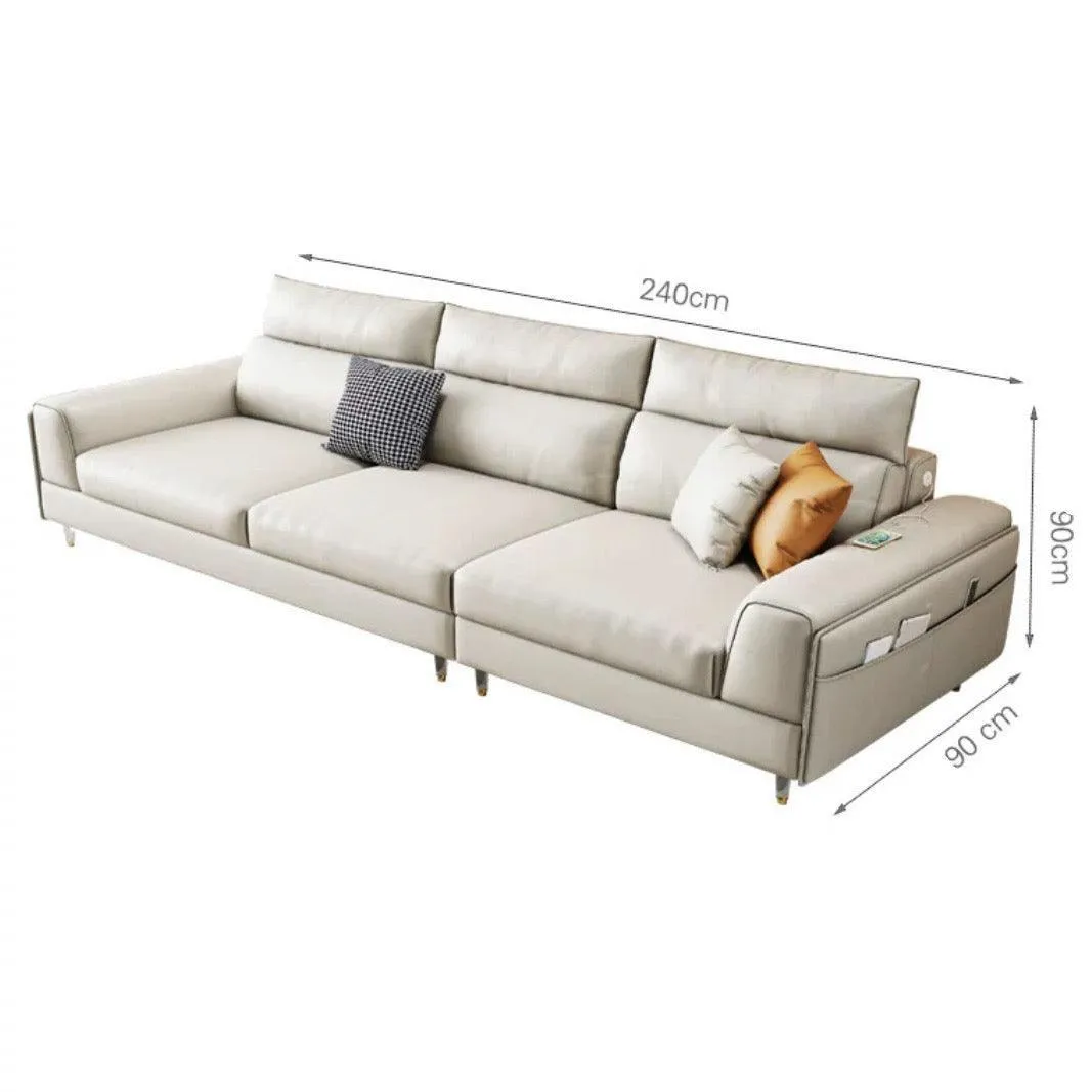 Ashley Sectional Sofa with LED Base Lighting