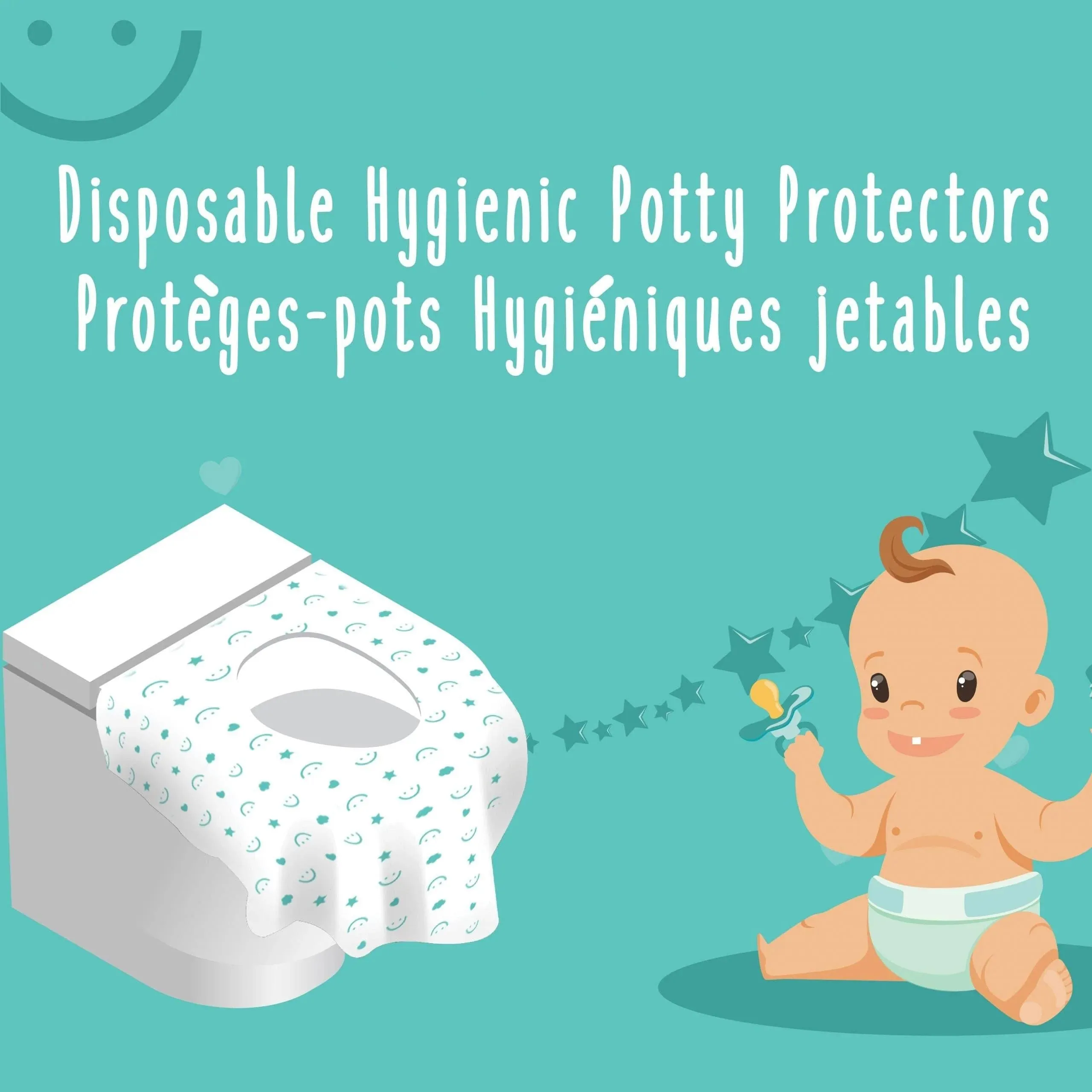 Baby Works™ Disposable Hygienic Potty Protectors - 10pk