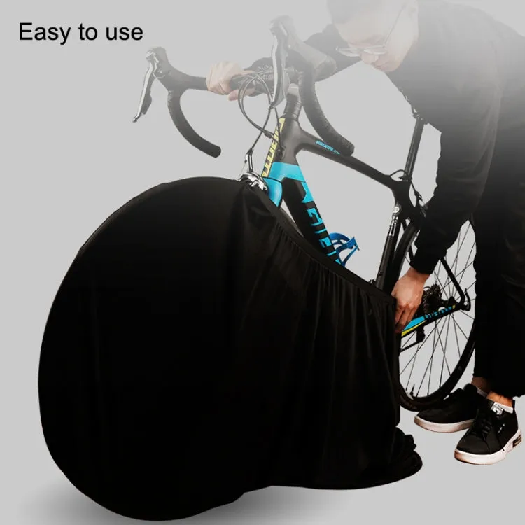 Bicycle Tire Dust Cover High Elasticity Universal Road Bike Wheel Cover(Black)