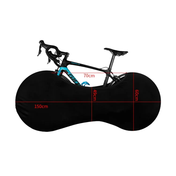 Bicycle Tire Dust Cover High Elasticity Universal Road Bike Wheel Cover(Black)