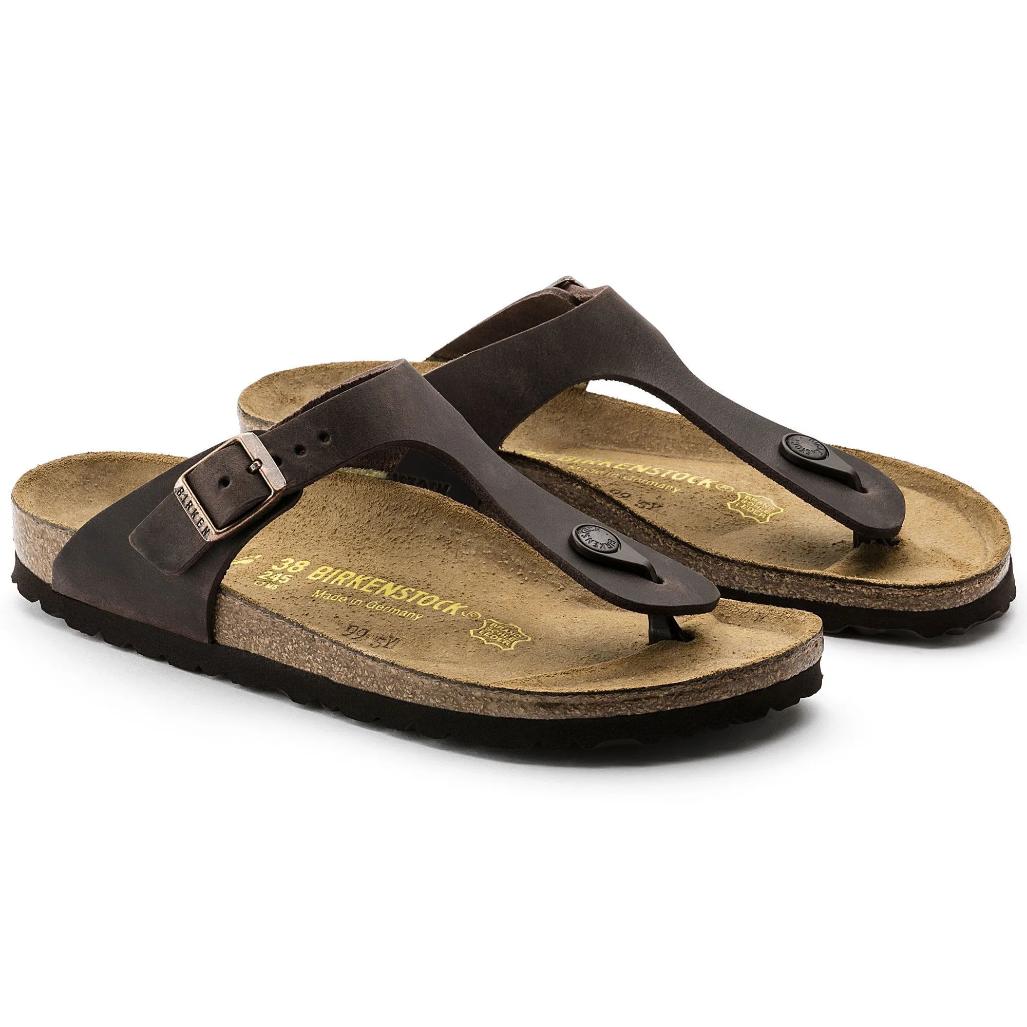 BIRKENSTOCK GIZEH HABANA OILED LEATHER