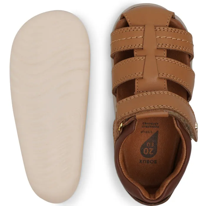 Bobux Step Up Todders Sandal Roam 729213 Caramel & Toffee