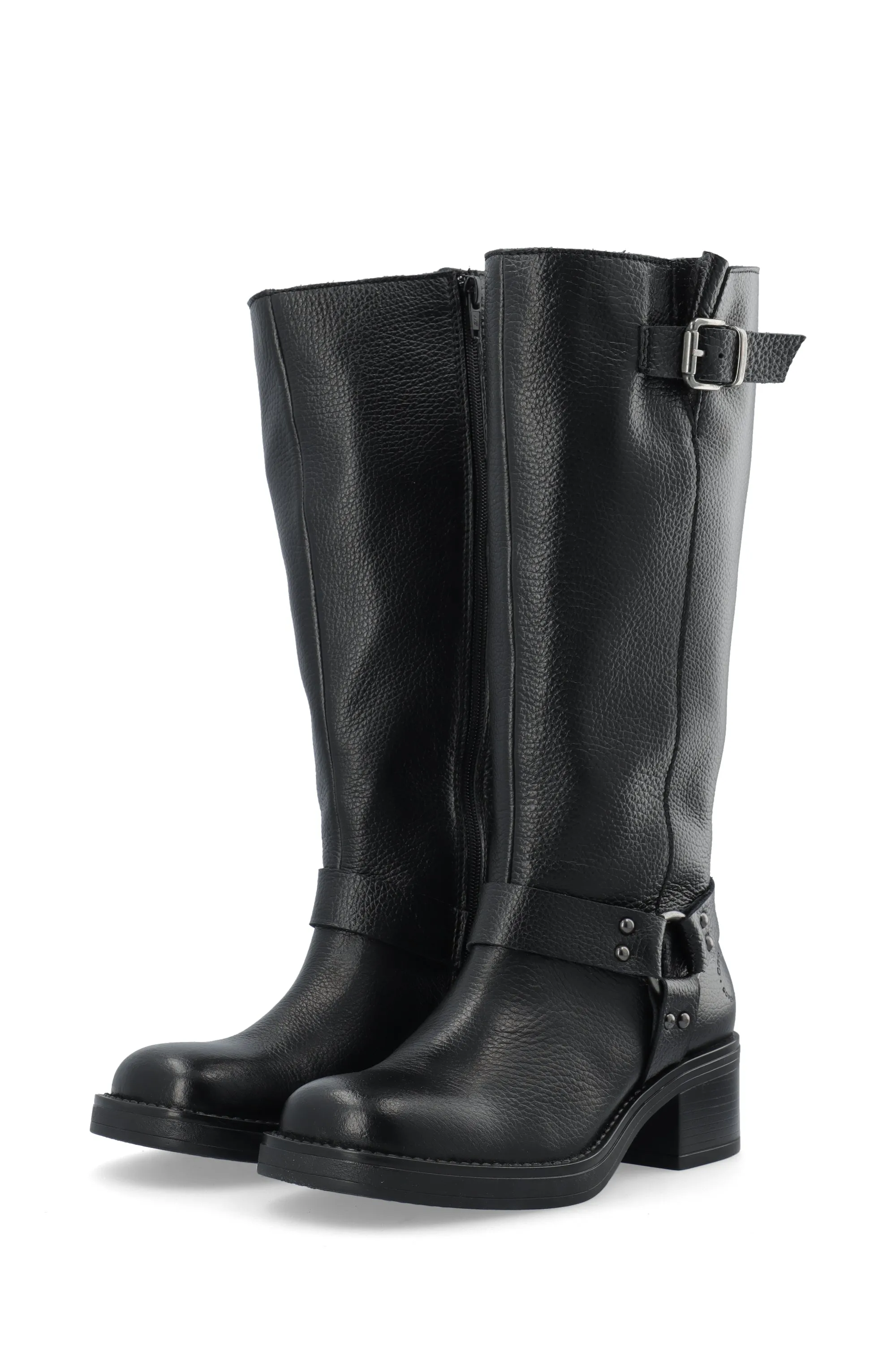 CASRIKKE Tall Biker Boot Leather