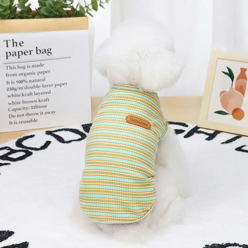 Cat and puppy vest summer pet clothing