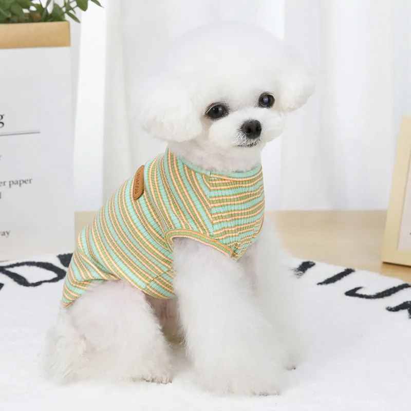 Cat and puppy vest summer pet clothing