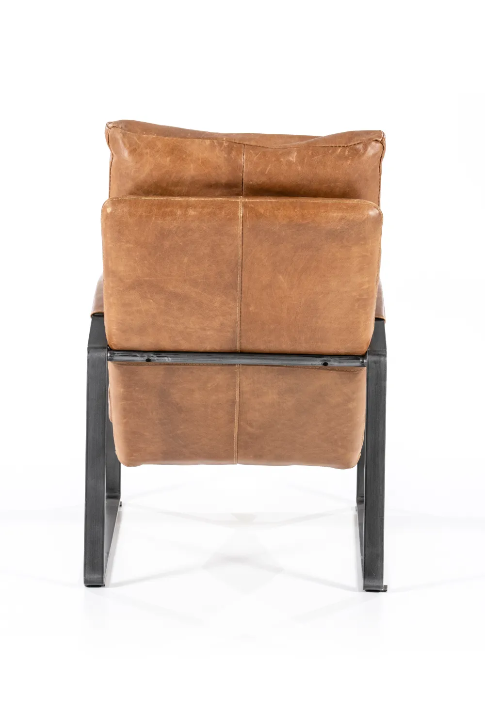 Cognac Leather Lounge Chair | Eleonora Lex