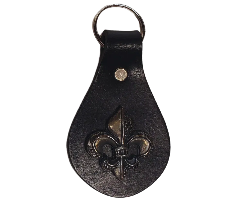 Concho Leather Key Fob (Clearance)