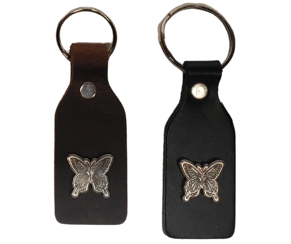 Concho Leather Key Fob (Clearance)