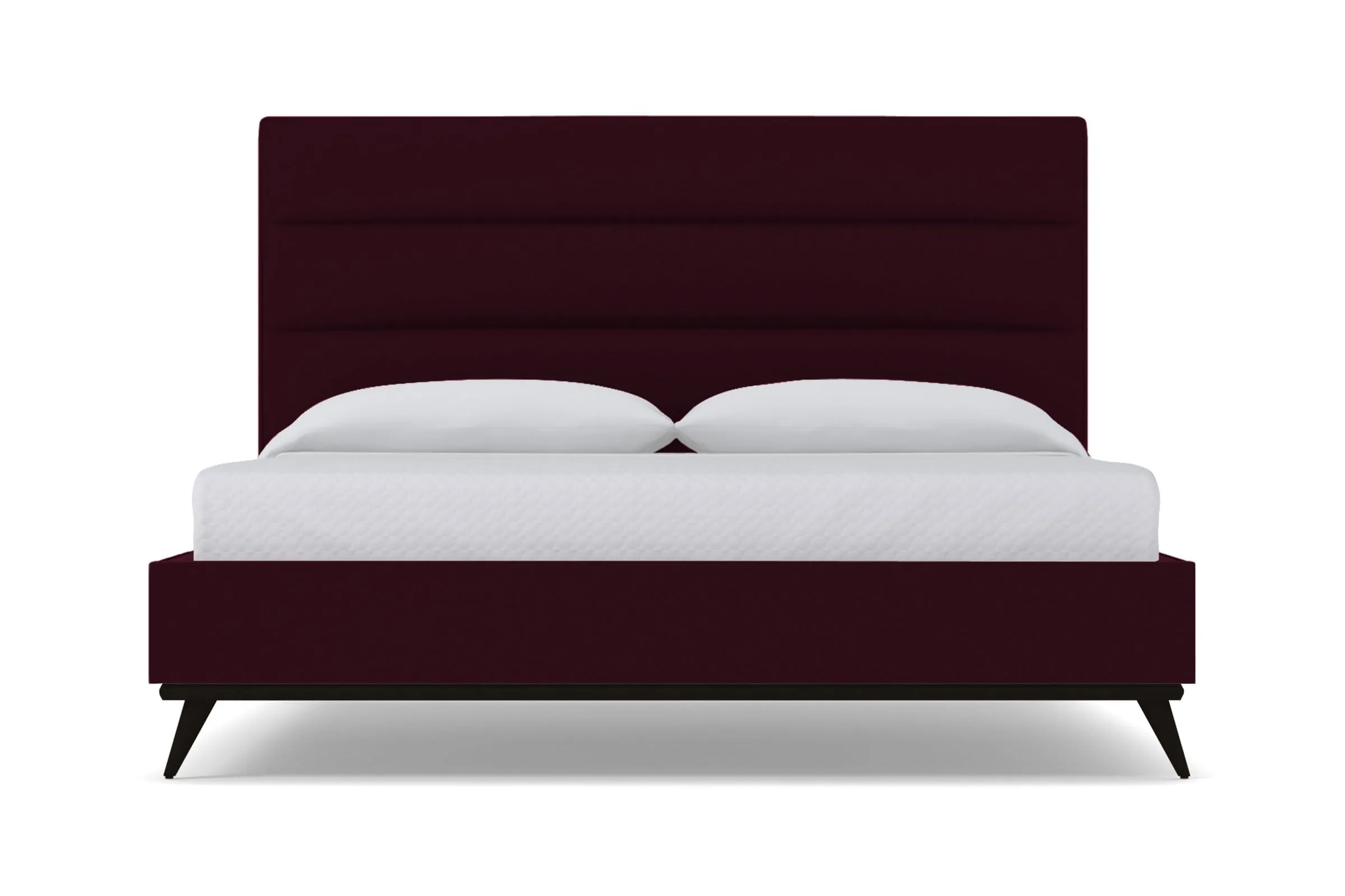 Cooper Upholstered Platform Bed :: Leg Finish: Espresso / Size: California King