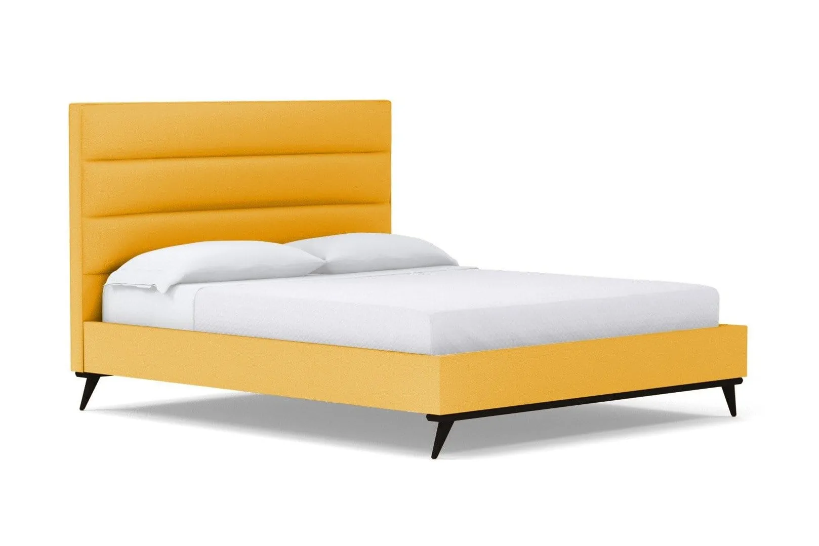 Cooper Upholstered Platform Bed :: Leg Finish: Espresso / Size: California King