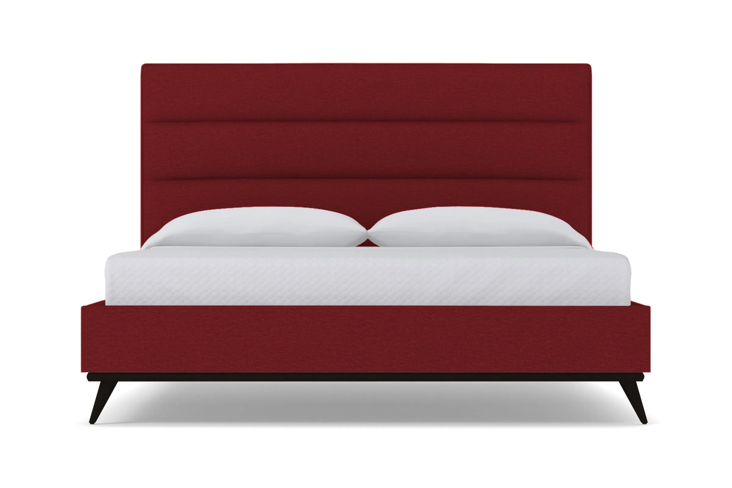 Cooper Upholstered Platform Bed :: Leg Finish: Espresso / Size: California King