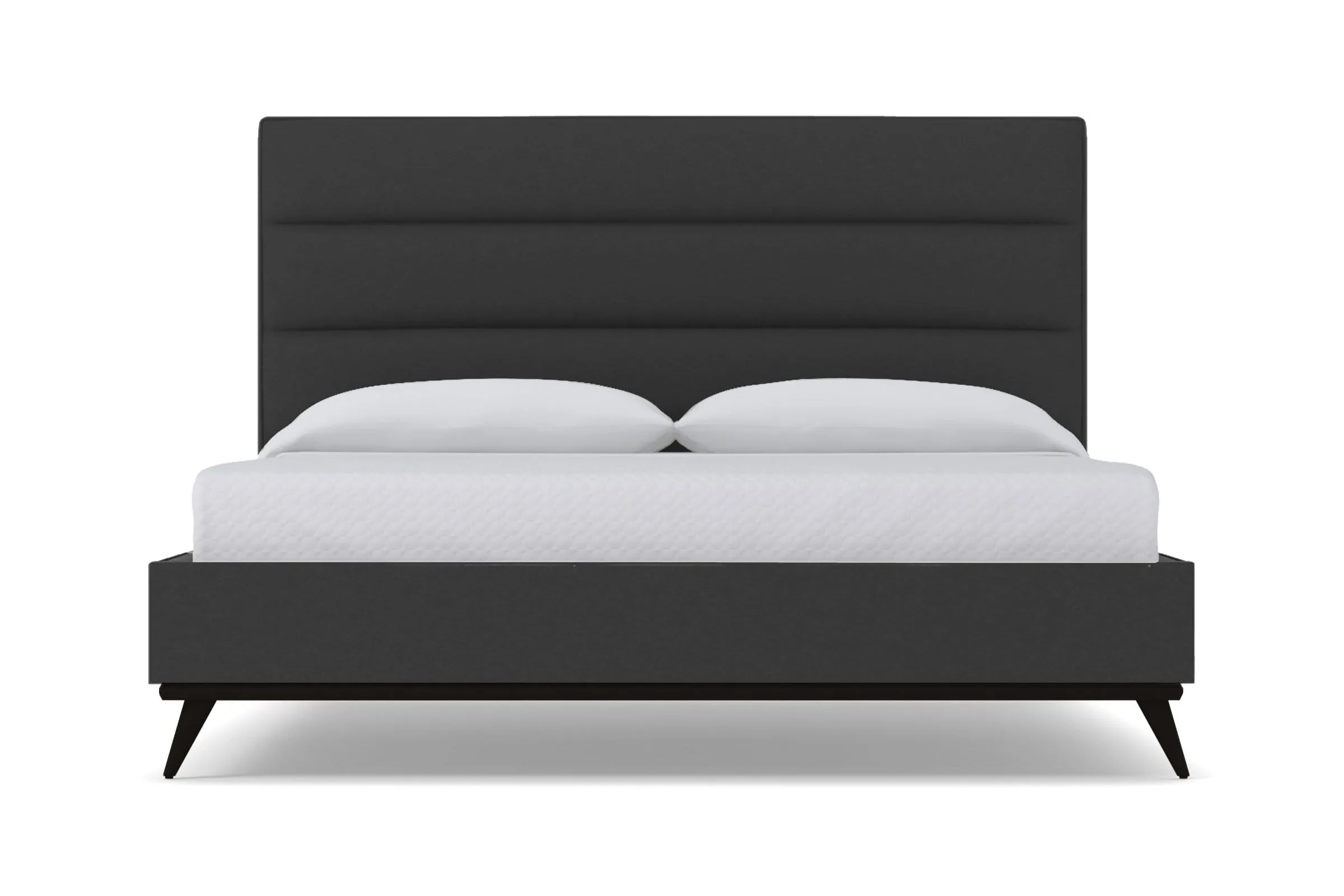 Cooper Upholstered Platform Bed :: Leg Finish: Espresso / Size: California King