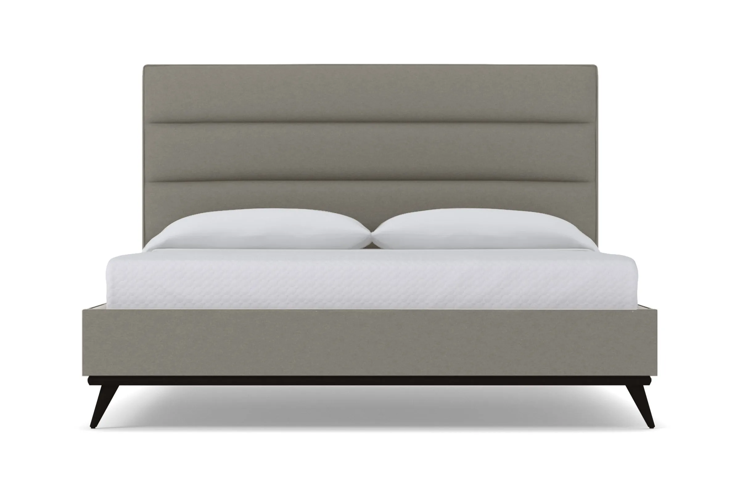 Cooper Upholstered Platform Bed :: Leg Finish: Espresso / Size: California King