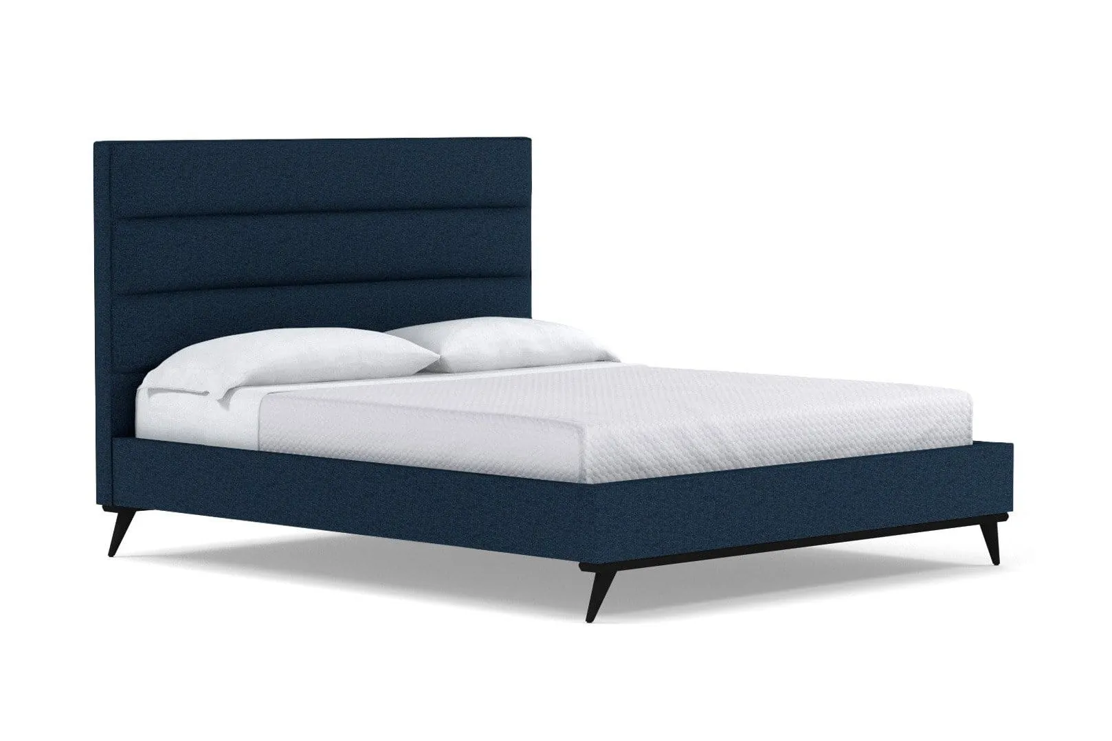 Cooper Upholstered Platform Bed :: Leg Finish: Espresso / Size: California King