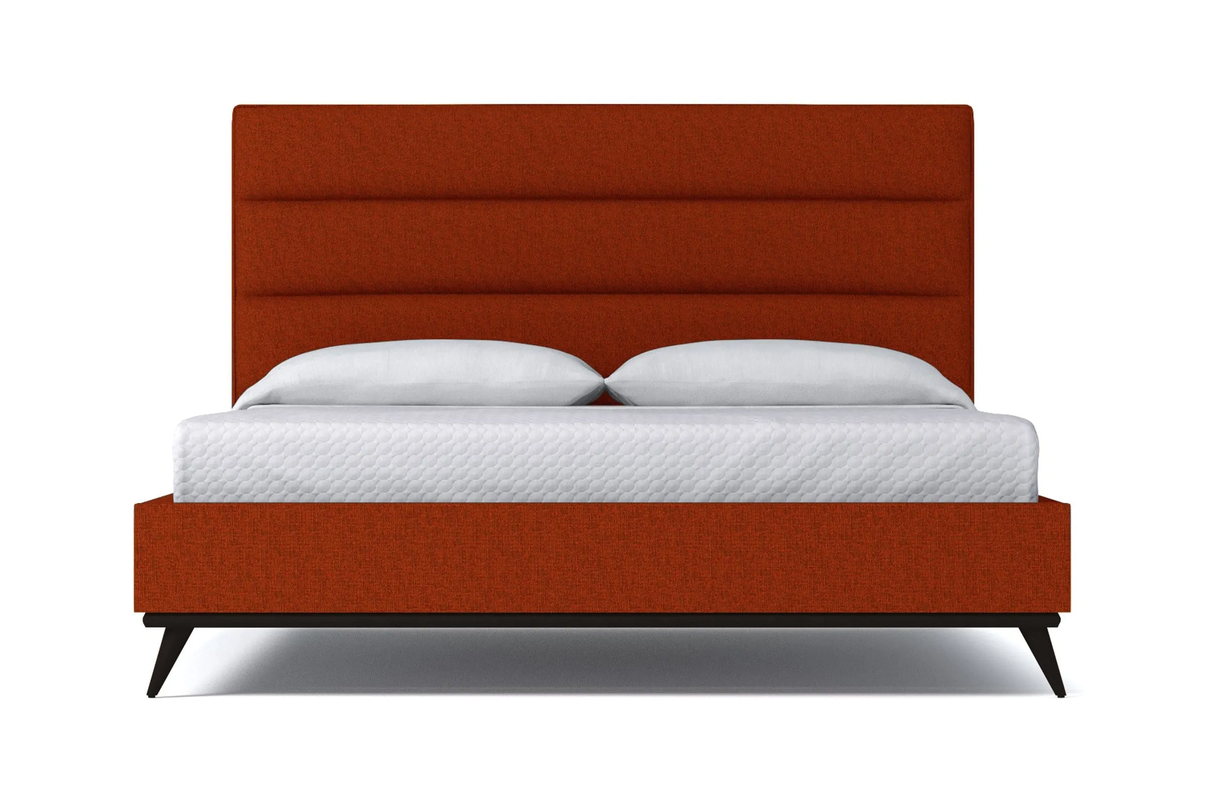 Cooper Upholstered Platform Bed :: Leg Finish: Espresso / Size: California King