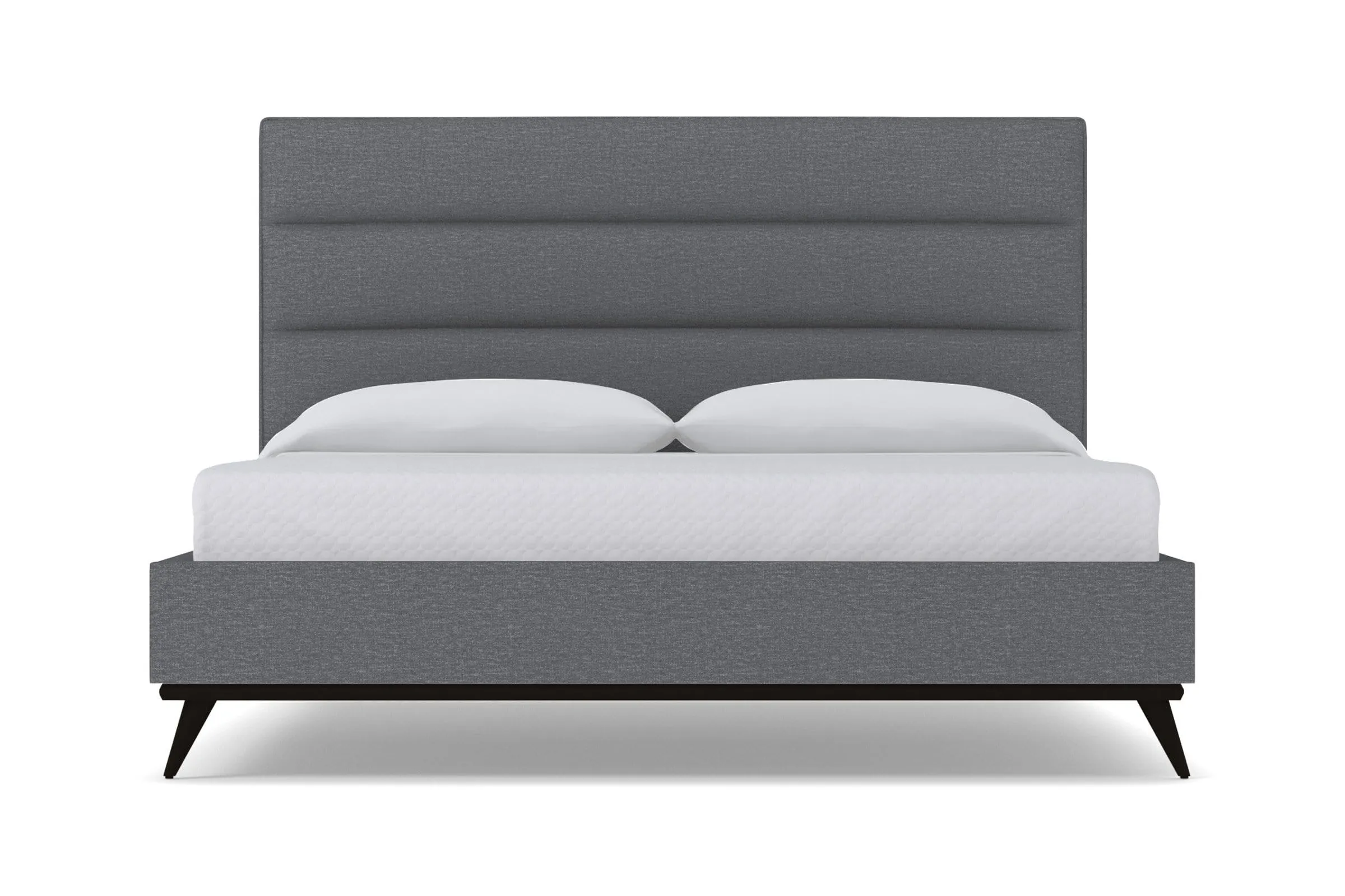 Cooper Upholstered Platform Bed :: Leg Finish: Espresso / Size: California King