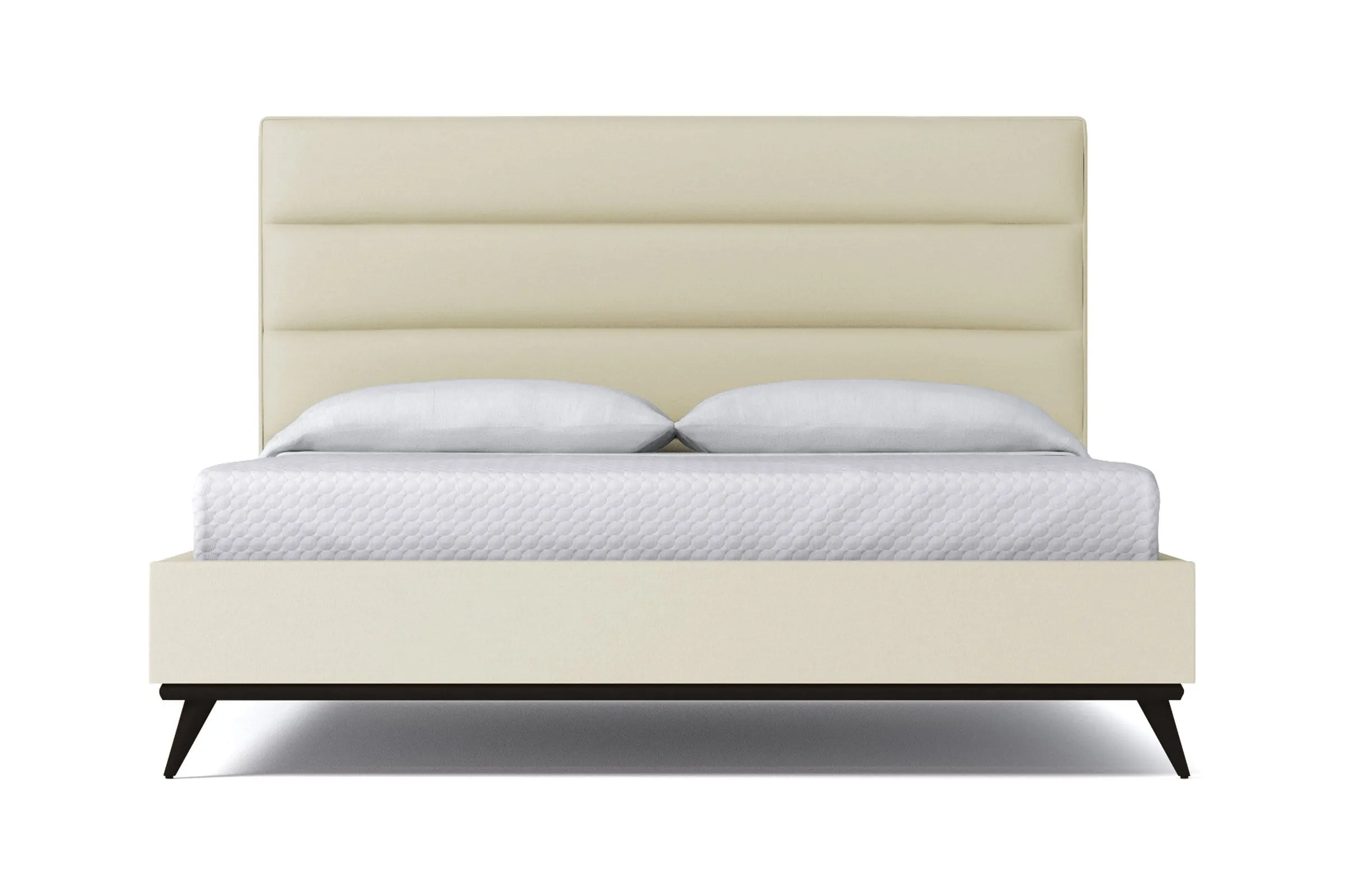 Cooper Upholstered Platform Bed :: Leg Finish: Espresso / Size: California King