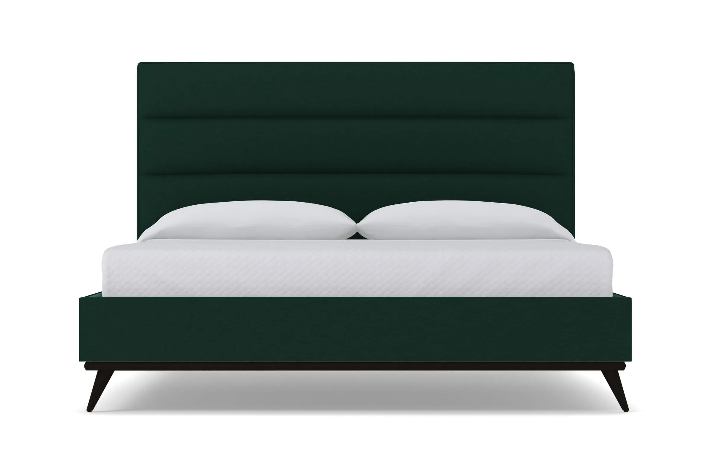 Cooper Upholstered Platform Bed :: Leg Finish: Espresso / Size: California King