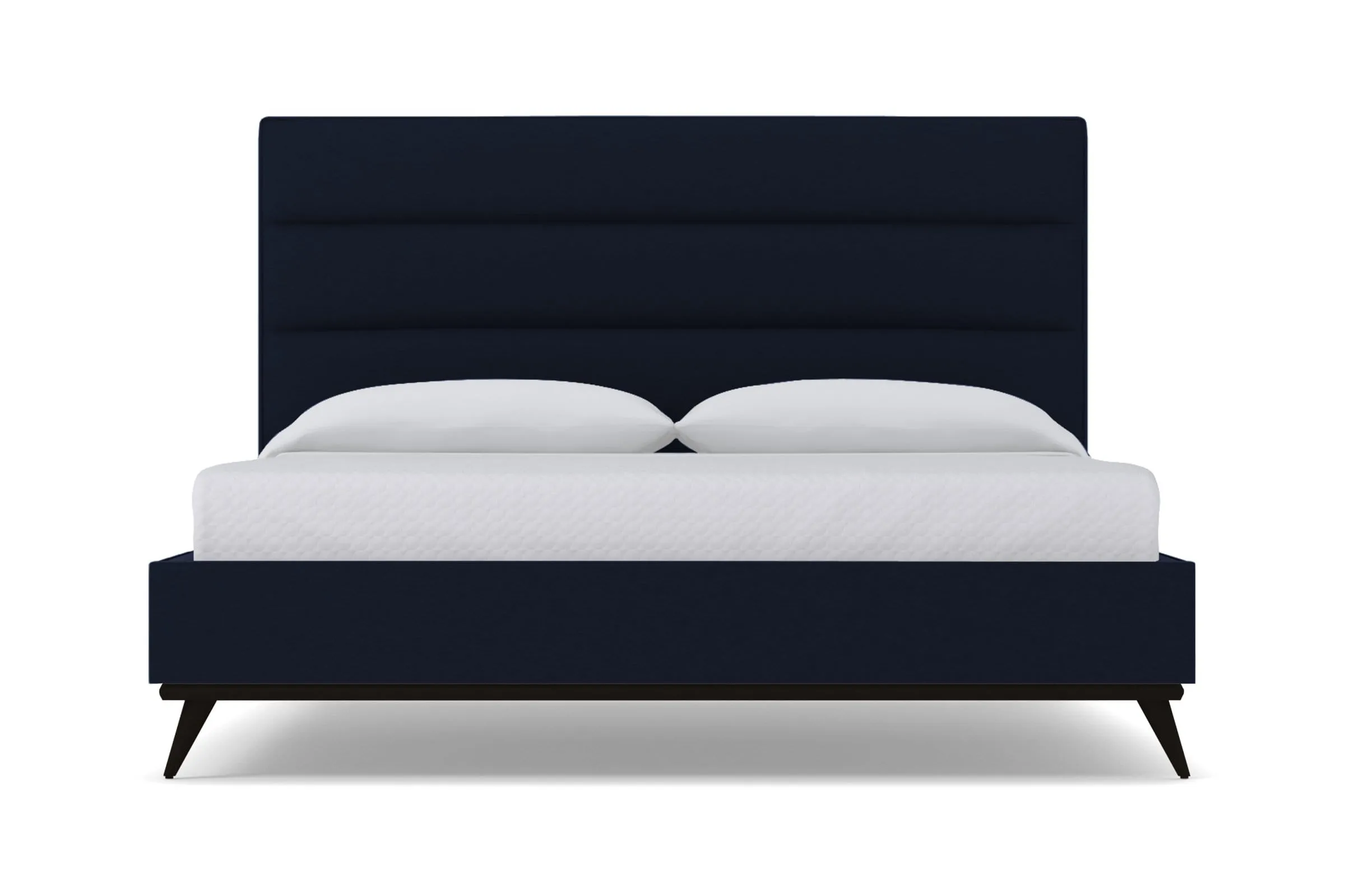 Cooper Upholstered Platform Bed :: Leg Finish: Espresso / Size: California King