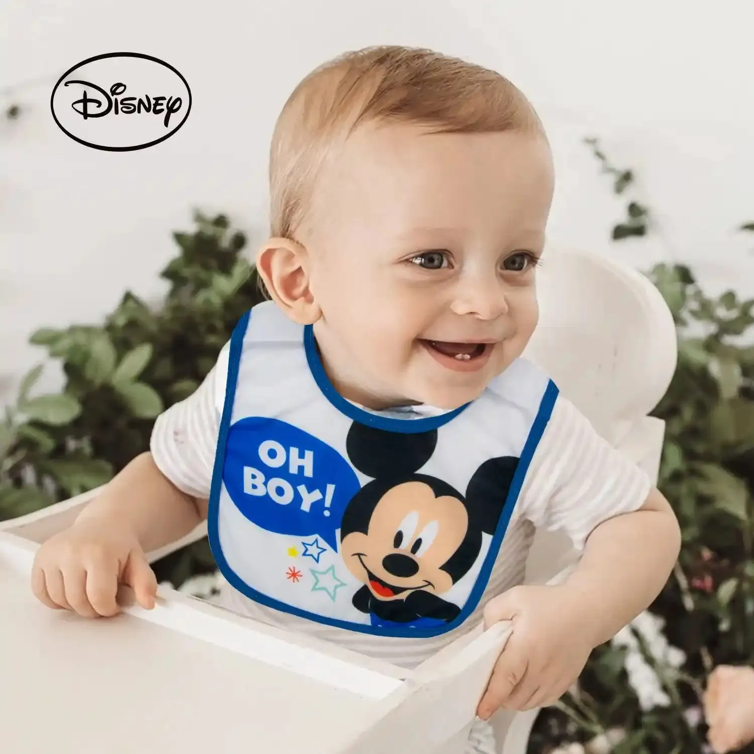 Disney Mickey Cotton Bibs 2Pcs