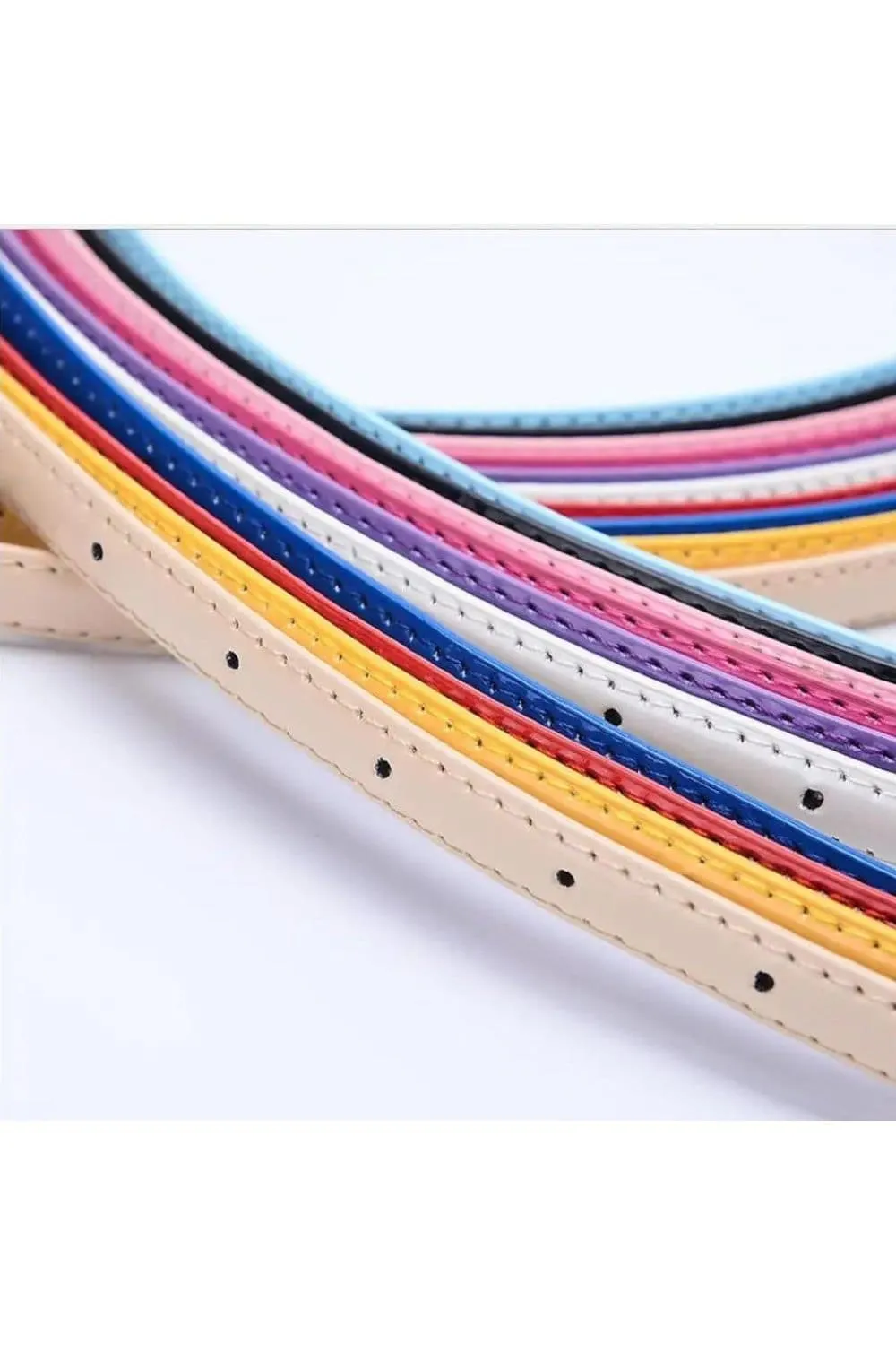 Elegant and Classy Colorful Leather Belt for Women