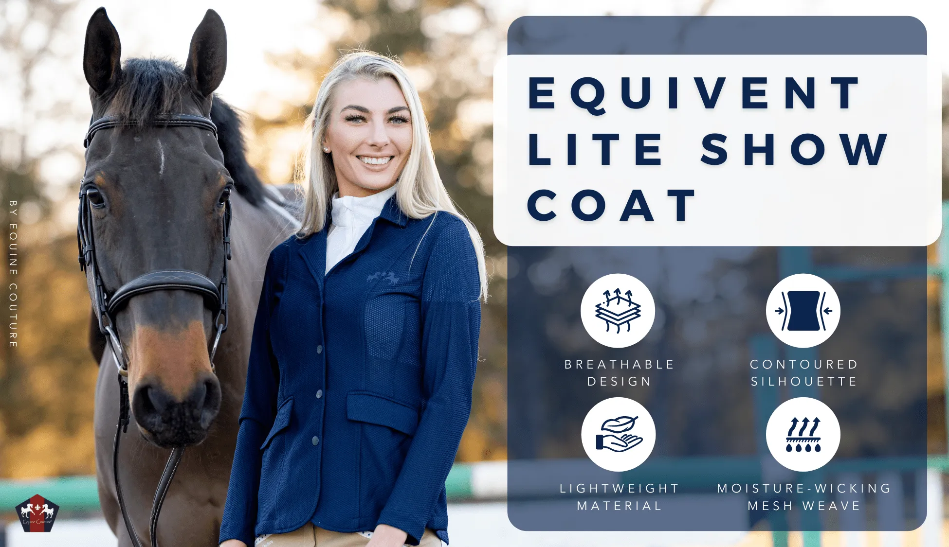 Equine Couture Ladies EquiVent Lite Show Coat