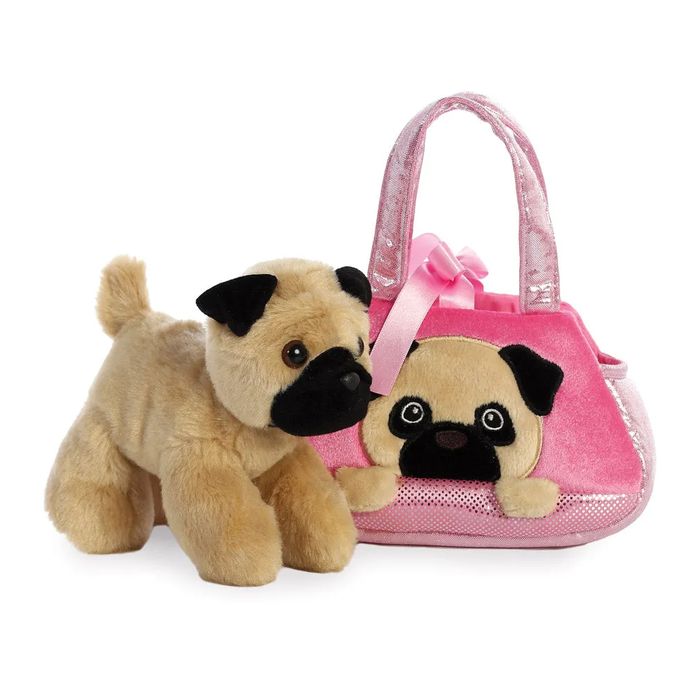 Fancy Pal Peek-a-Boo Pug Soft Toy