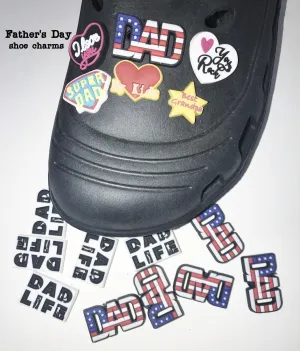 Father's Day shoe charms unbranded