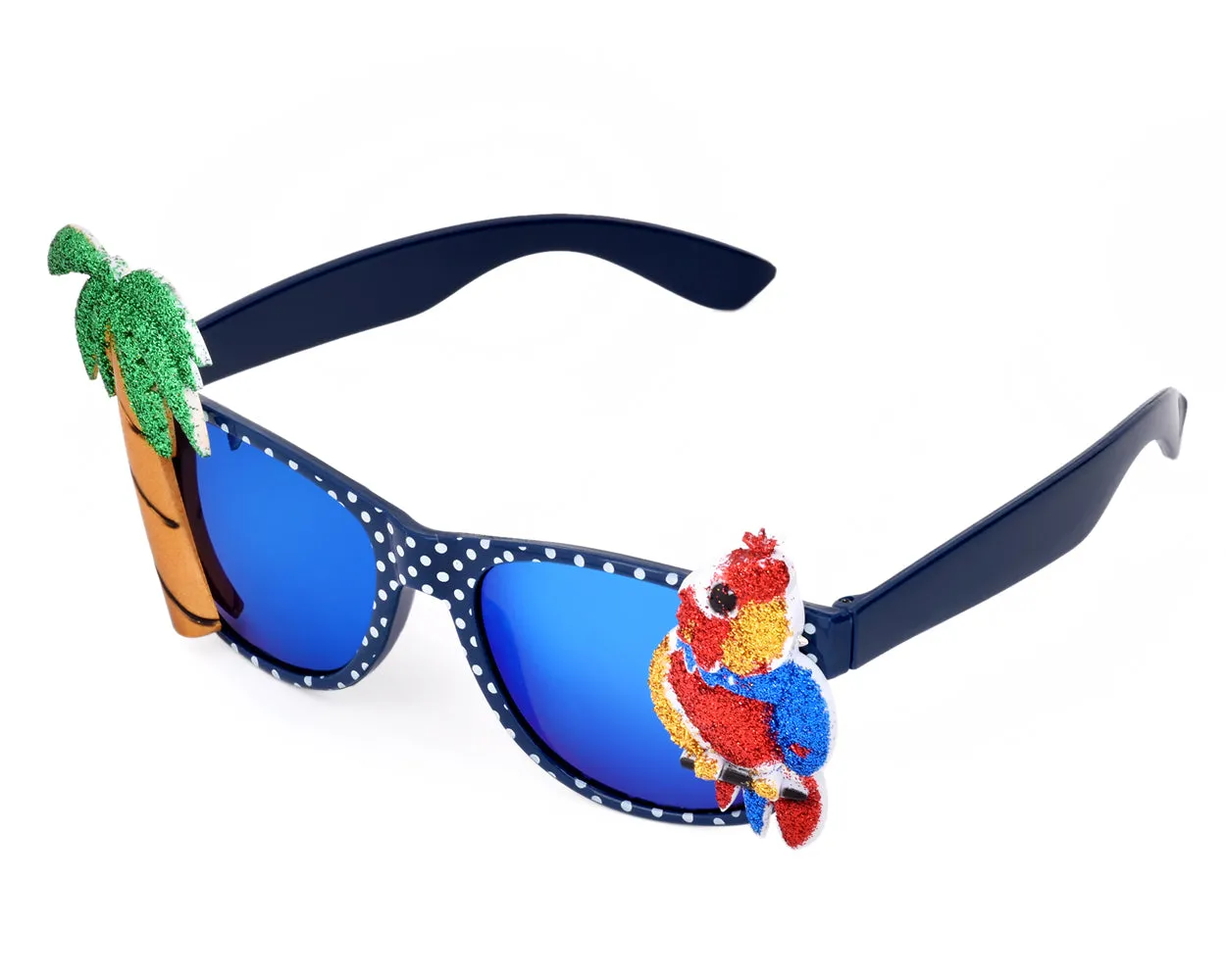 Funny Party Sunglasses Hawaiian Tropical Glasses Set of 2