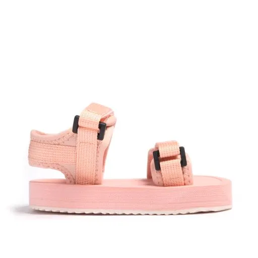 Girls Platform Sandals in Blush Pink - Tennessee Sunset