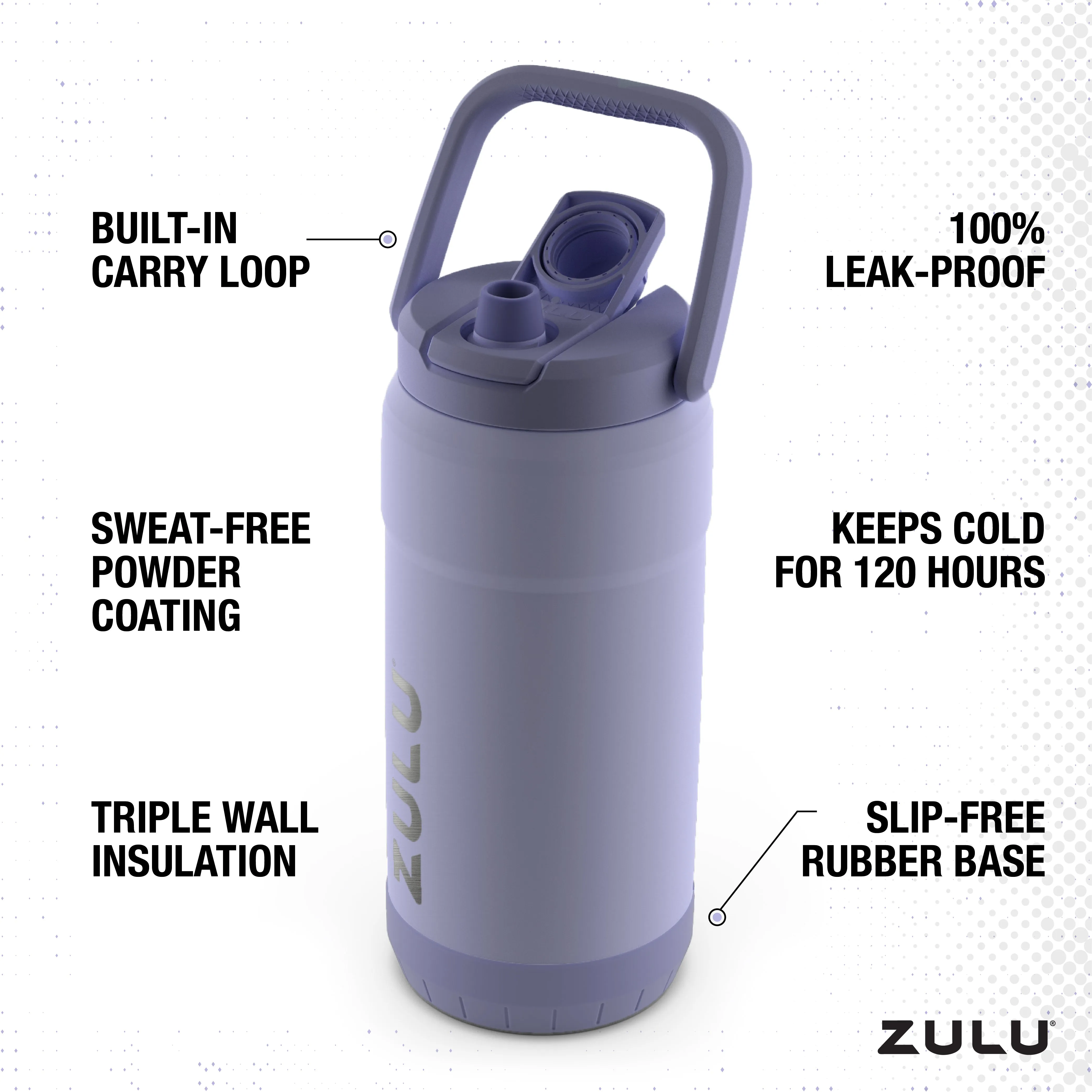 Goals Mammoth 101oz Stainless Steel Bottle