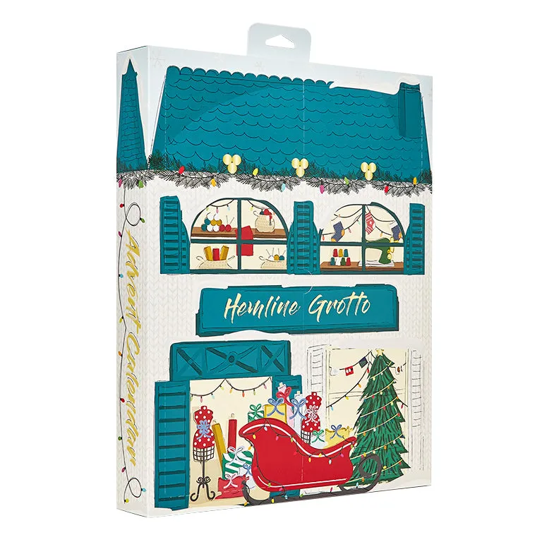 Hemline Grotto Sewing themed Advent Calendar - 2023 Design