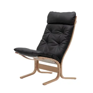 hjelle | siesta classic 300 chair | high back | oak   hemsen HA19 leather