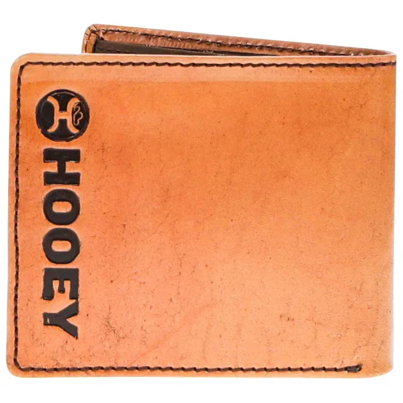 HOOey "Phoenix" (Tan/Turquoise) - Men's Bifold Wallet