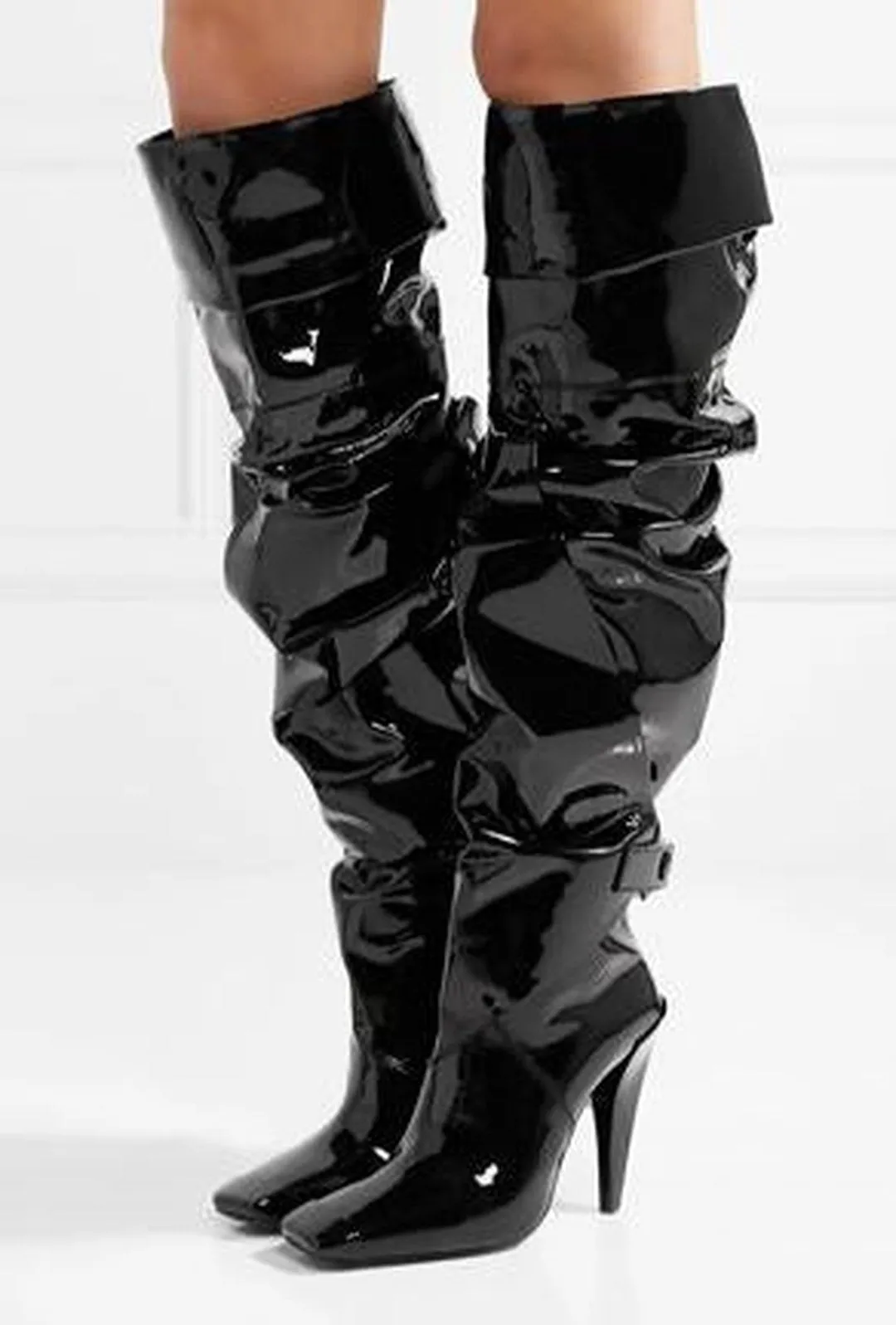 IRENE - SLOUCHY LATEX BOOTS