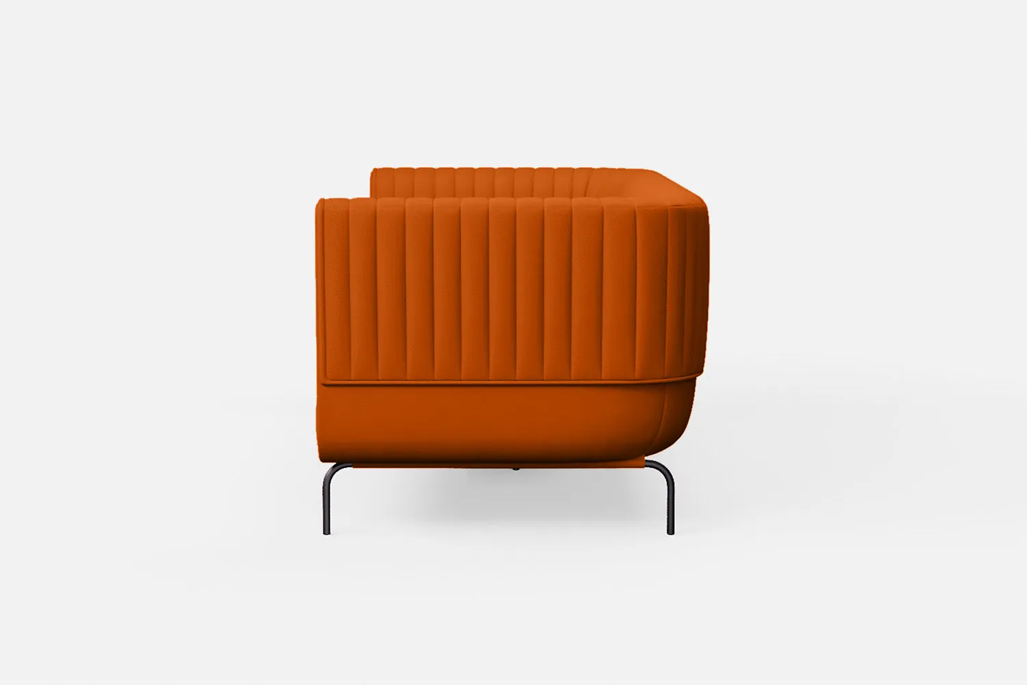 Jackson 3 Seater Sofa Orange Leather