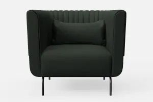 Jackson Armchair Green Leather