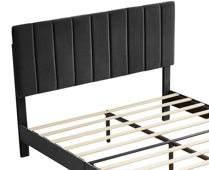 Jay Full Size Platform Bed Frame - Black