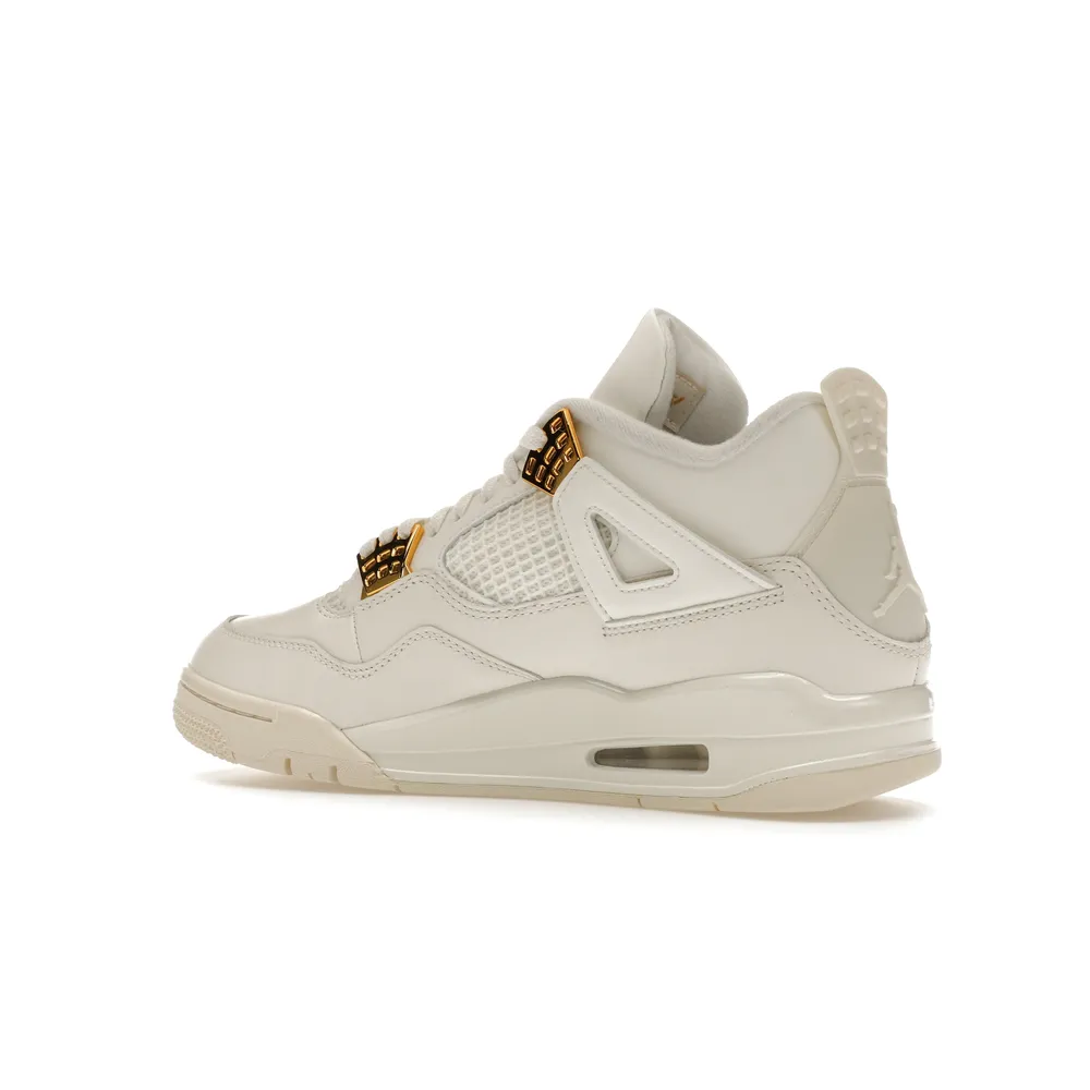 Jordan 4 Retro Metallic Gold (Women's)