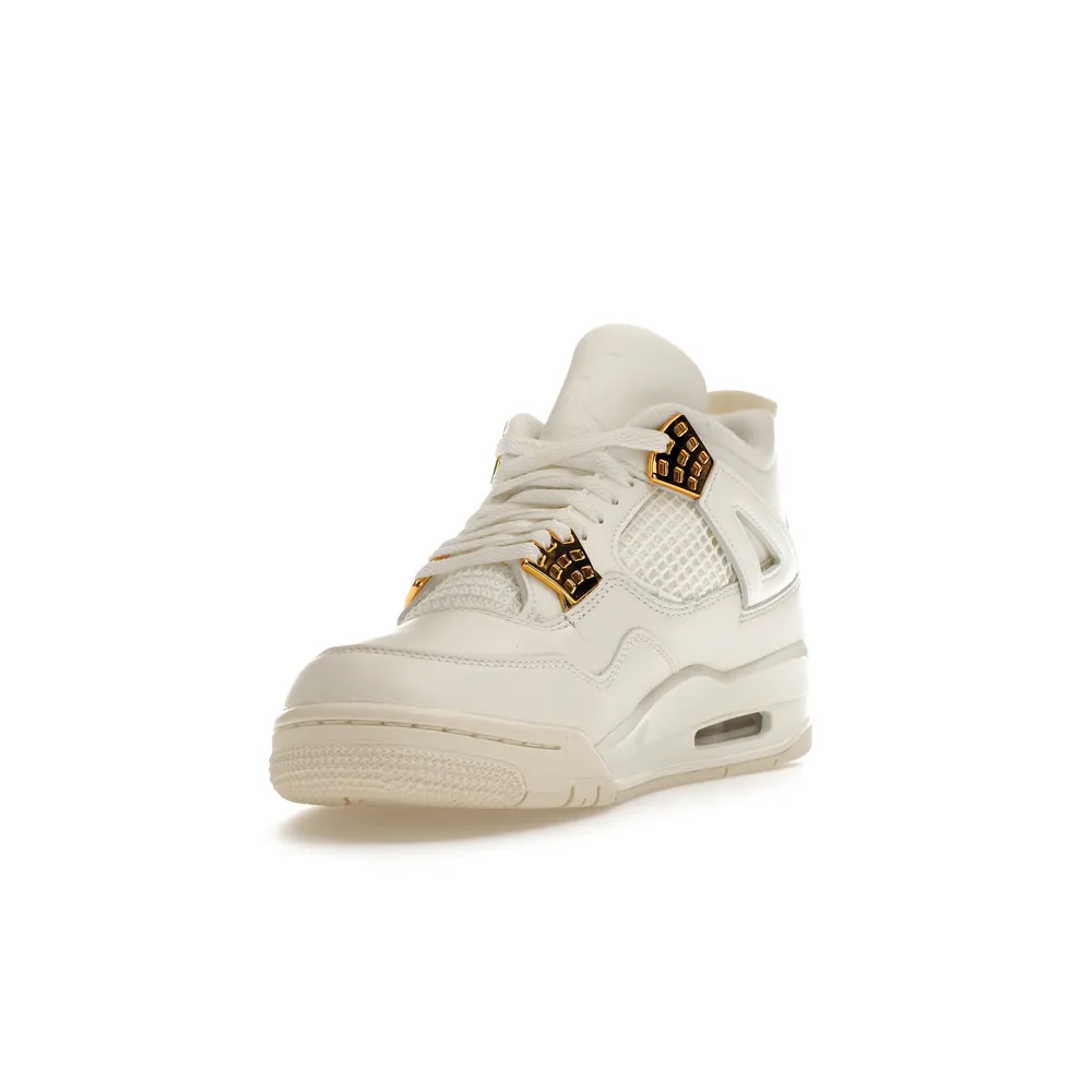 Jordan 4 Retro Metallic Gold (Women's)